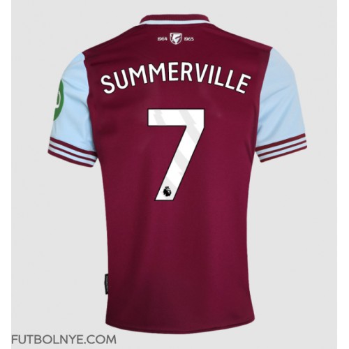 Camiseta West Ham United Crysencio Summerville #7 Primera Equipación 2024-25 manga corta